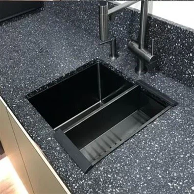 PVC מרוכב לוח טרצו שחור למשטח השיש למטבח